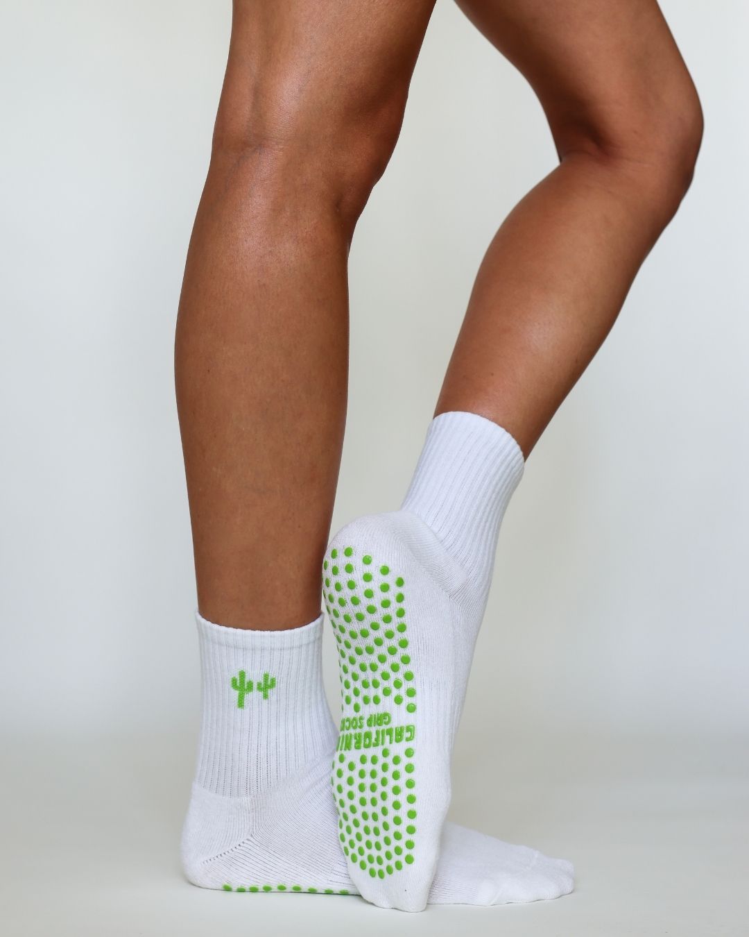 The Cactus Midi Grip Socks