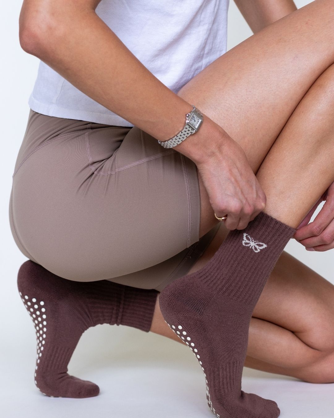 The Butterfly Grip Socks