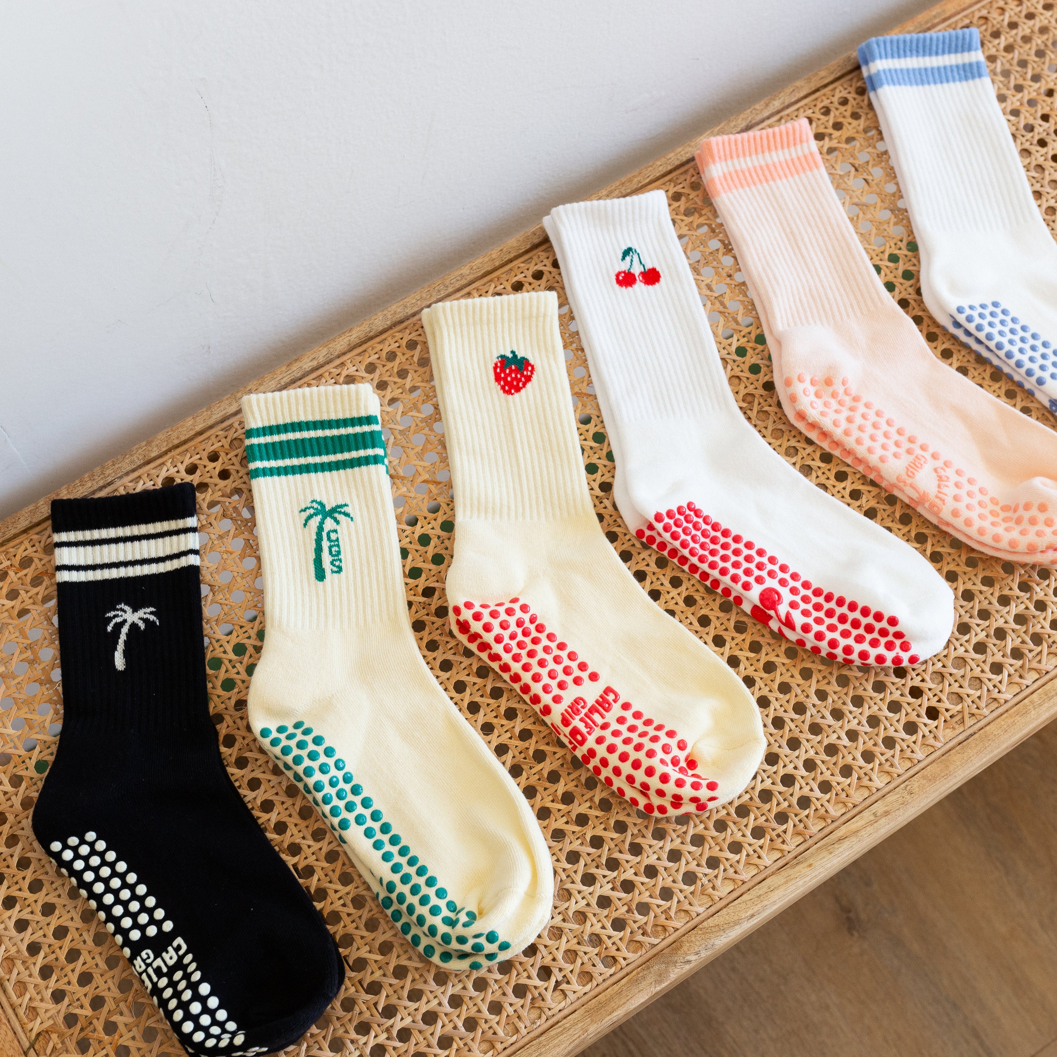 The Strawberry Grip Socks