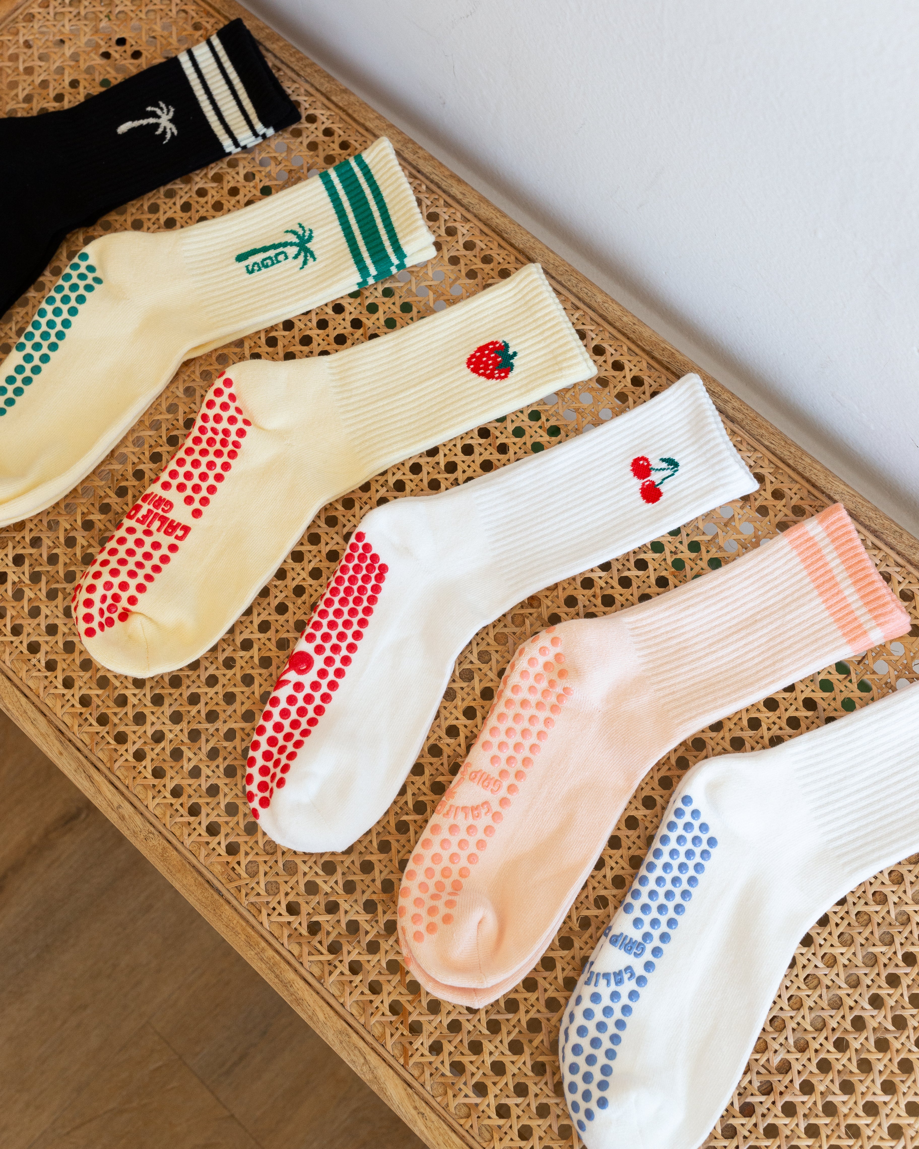The Strawberry Grip Socks