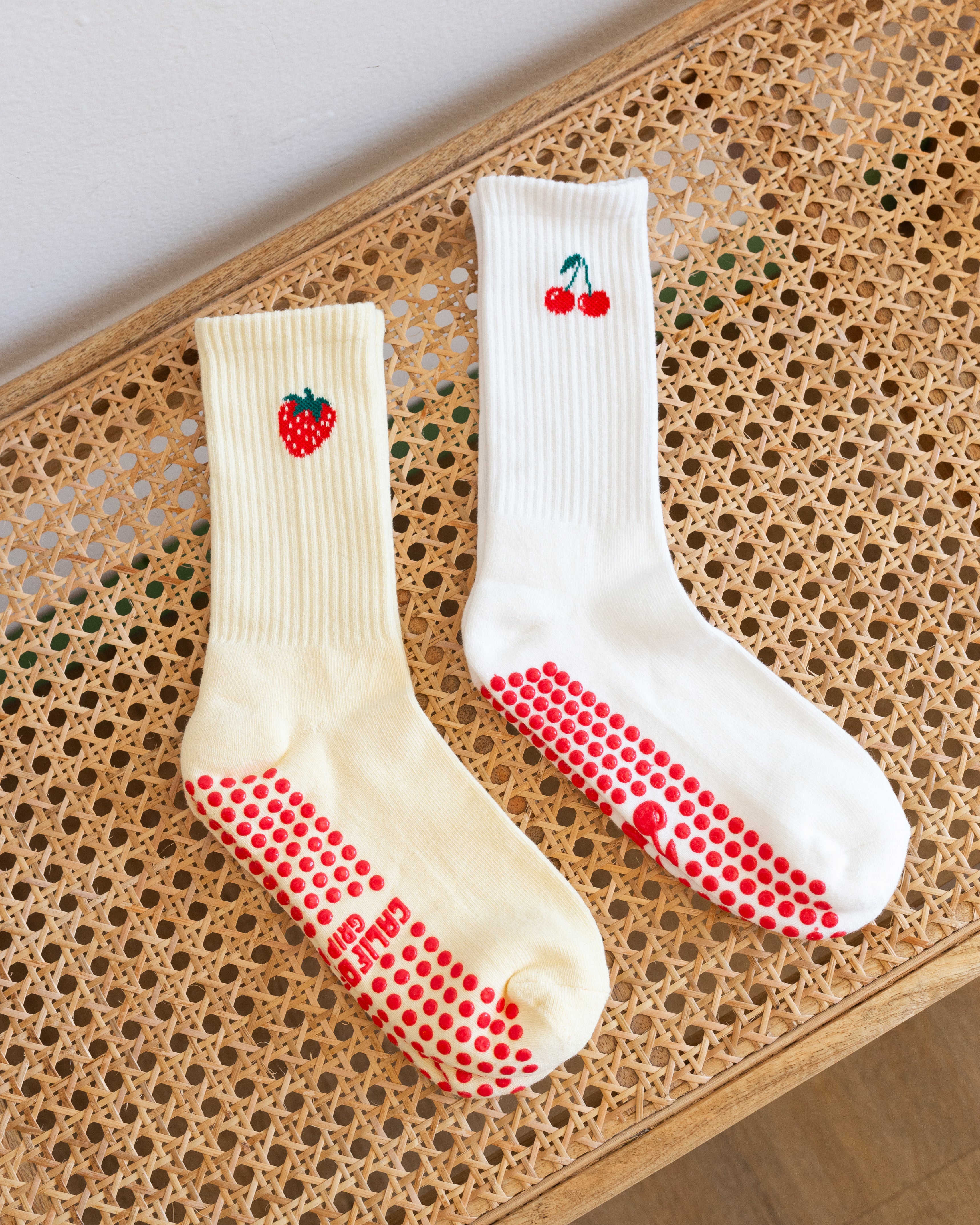 The Cherry Grip Socks