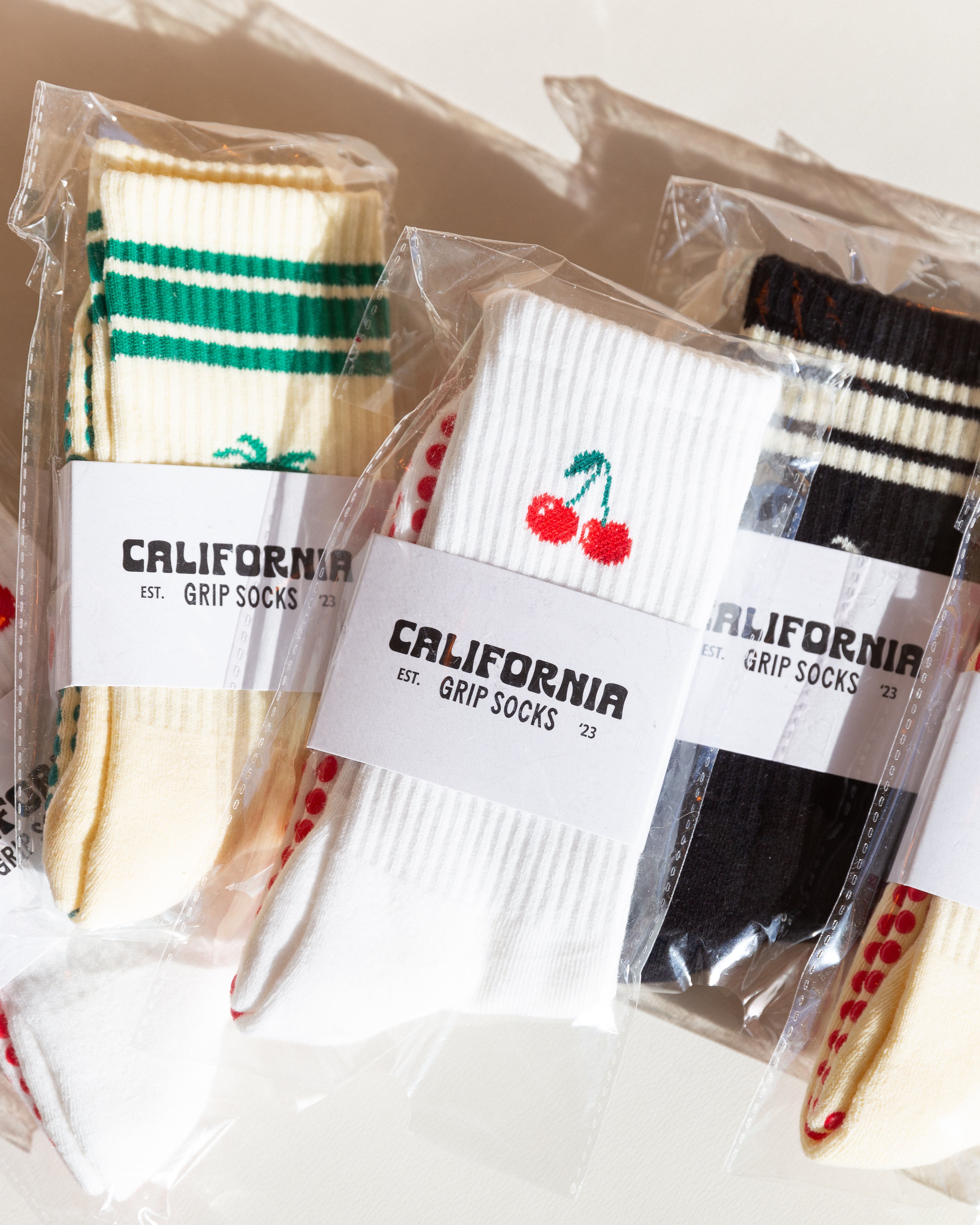 The Cherry Grip Socks