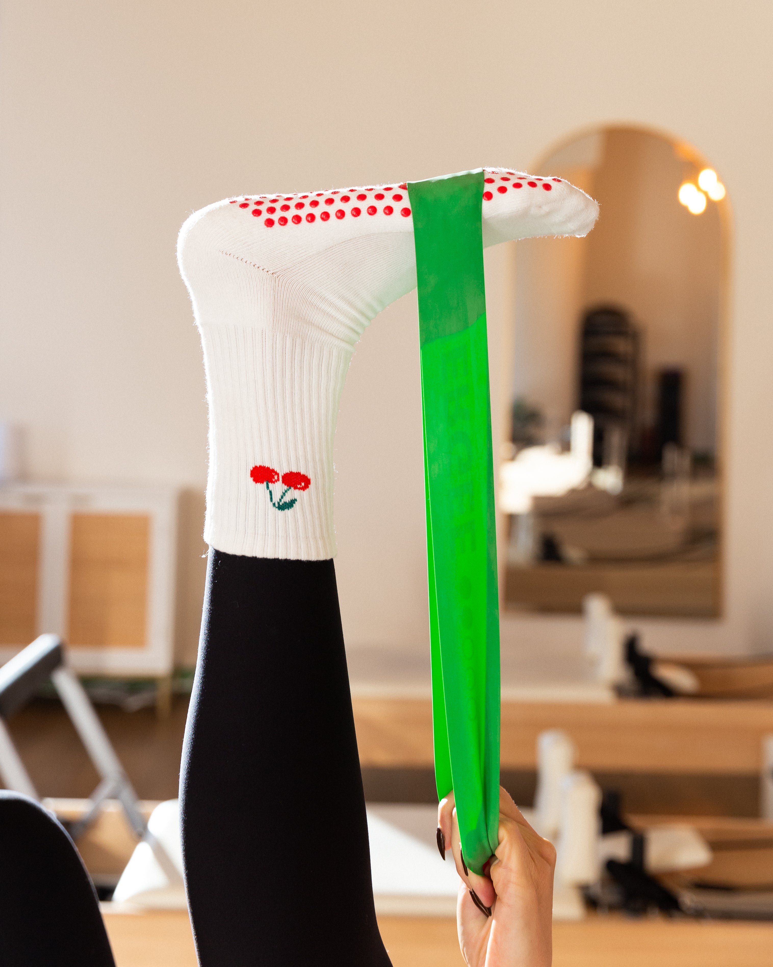 The Cherry Grip Socks