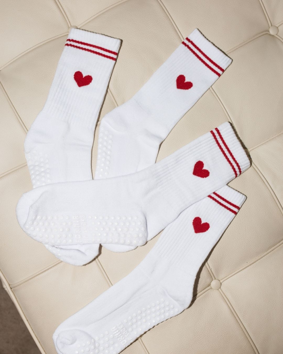 The Heart Grip Socks
