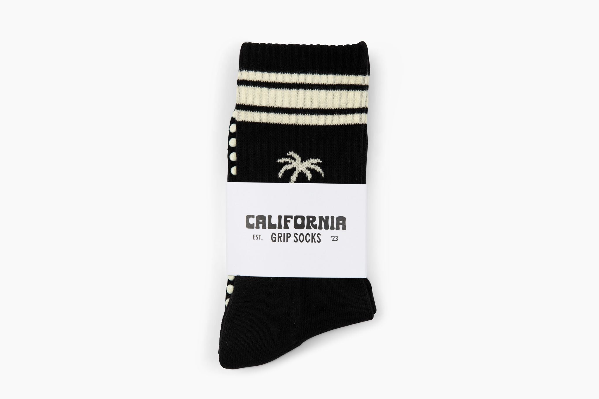 The Palm Grip Socks - Black