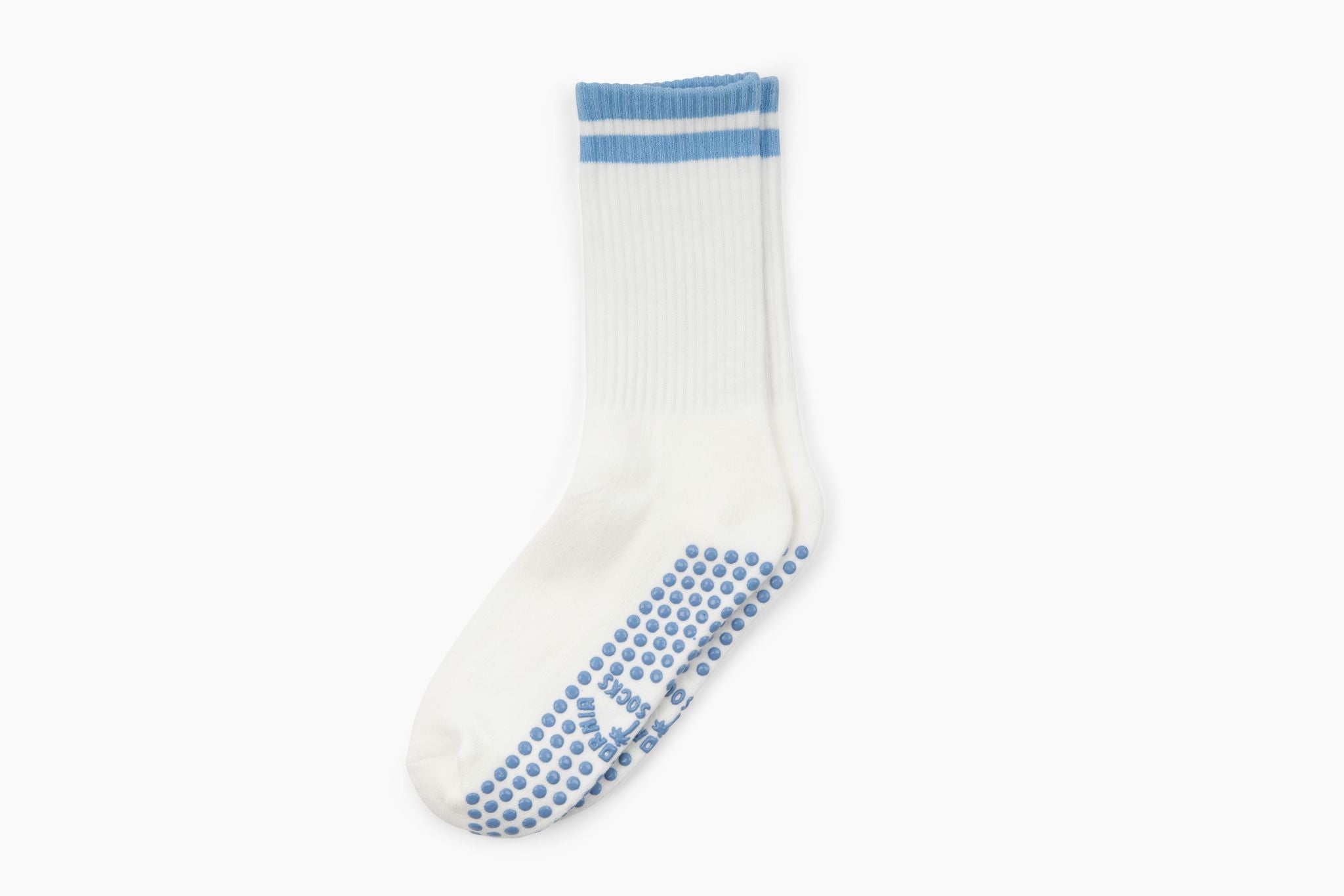 The Classic Grip Socks - Blue Stripes