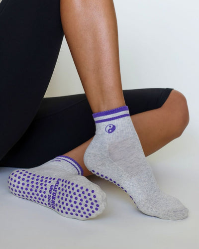 The Yin Yang Shortie Grip Socks