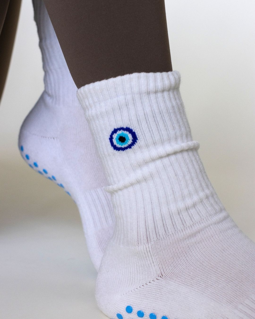 The Evil Eye Grip Socks