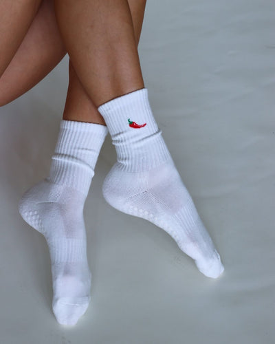 The Chili Pepper Grip Socks