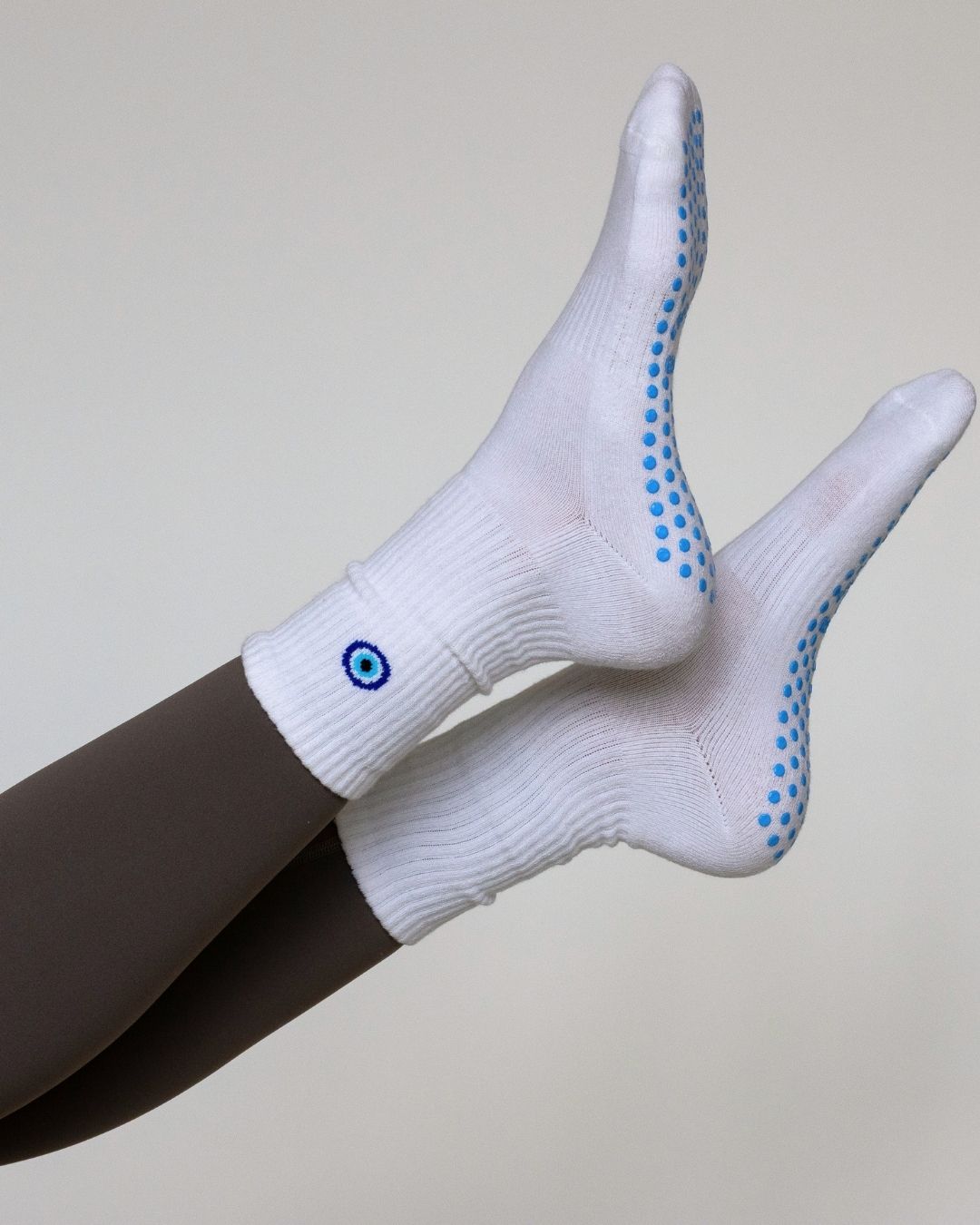 The Evil Eye Grip Socks