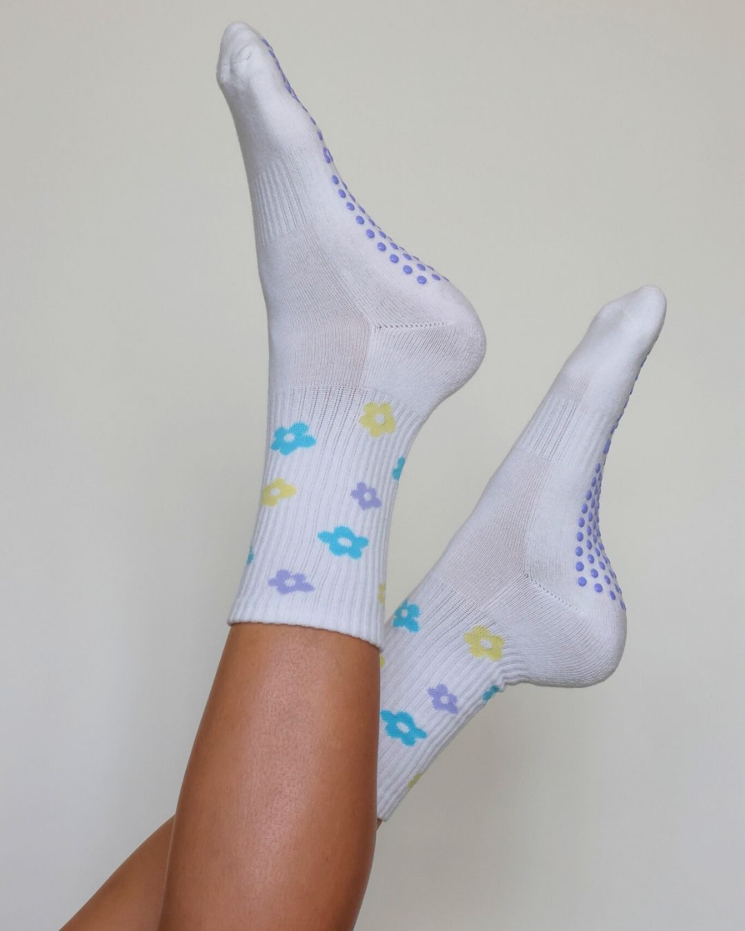 The Flower Grip Socks