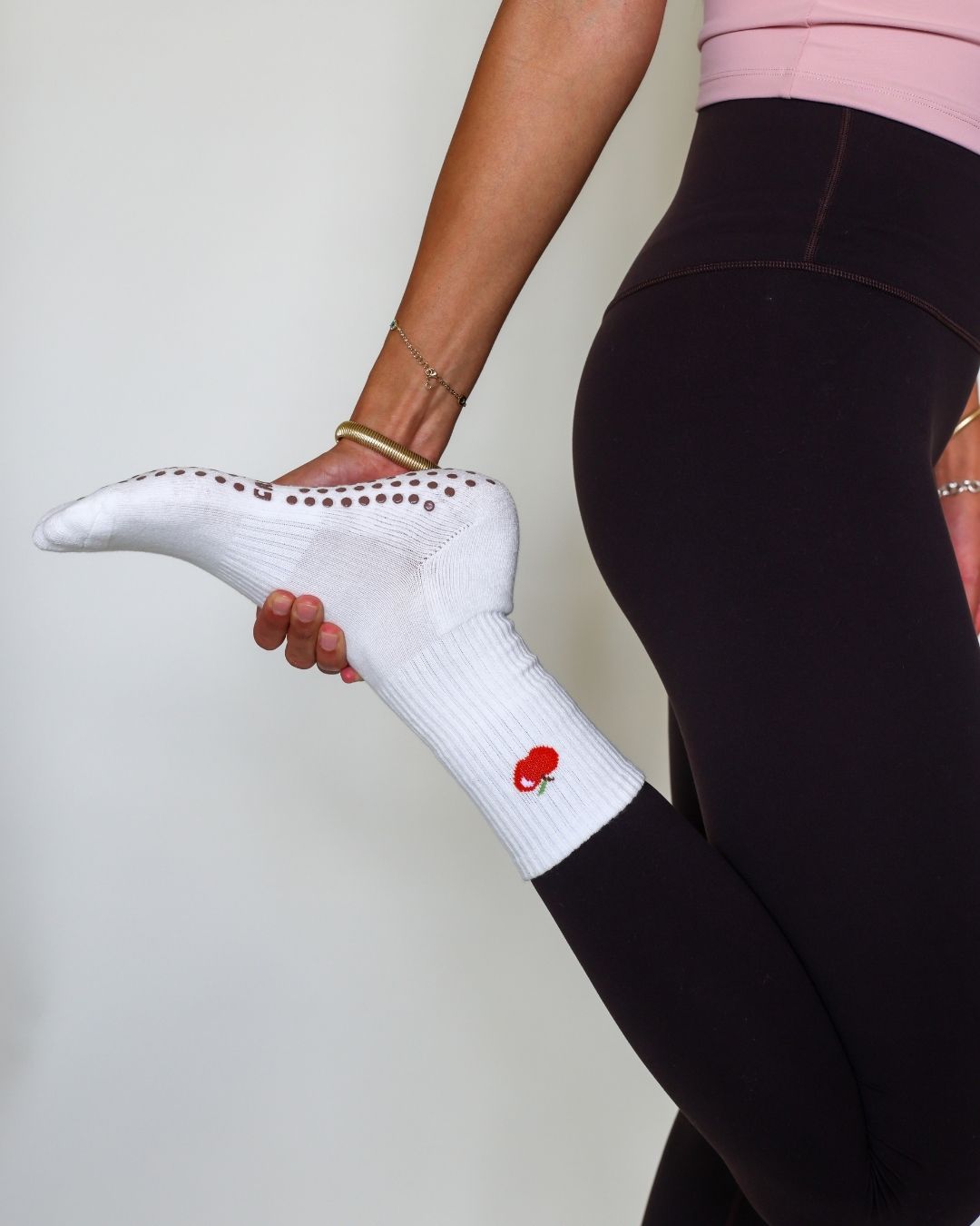 The Apple Grip Socks
