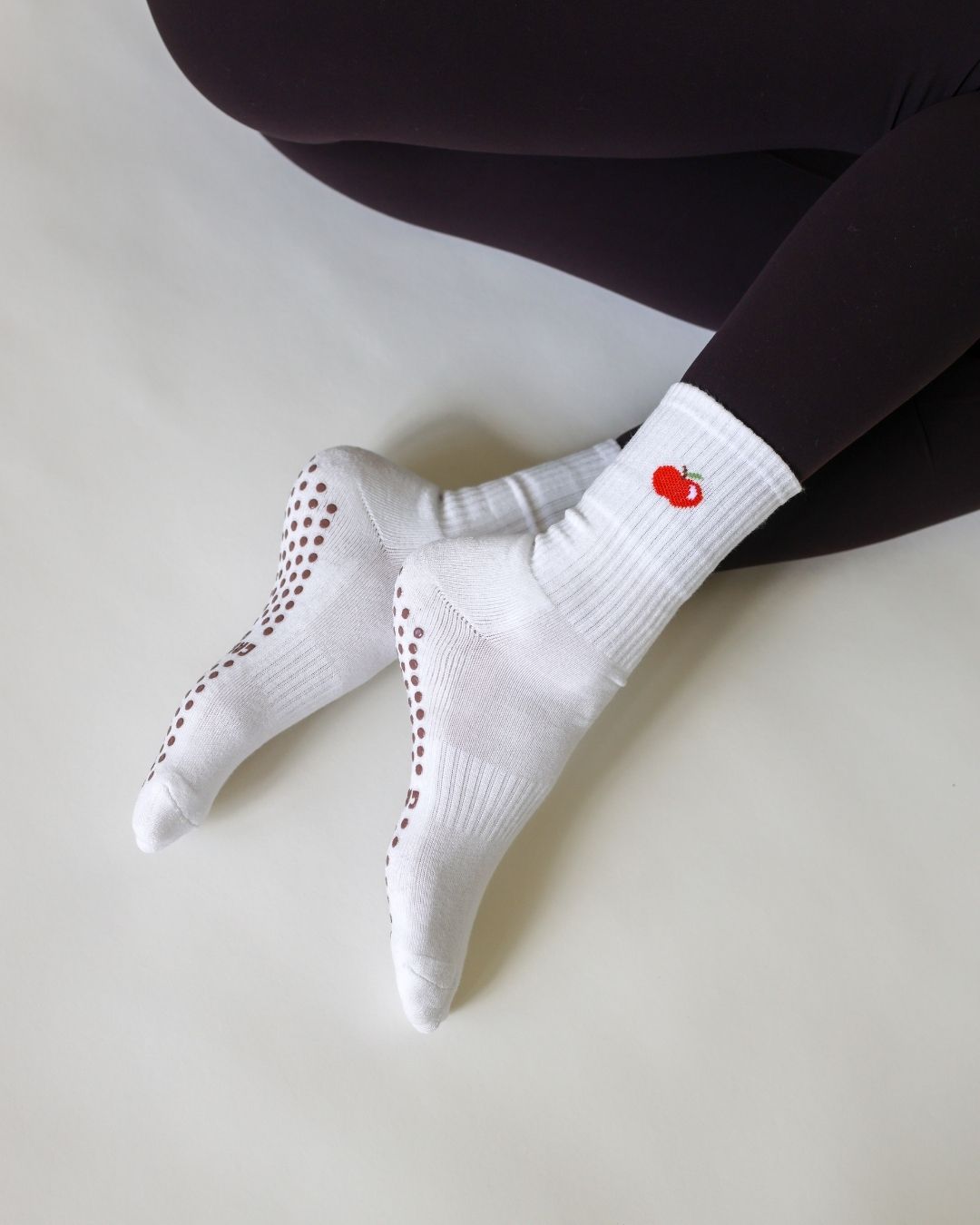 The Apple Grip Socks