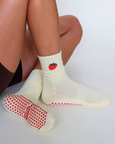 The Strawberry Grip Socks