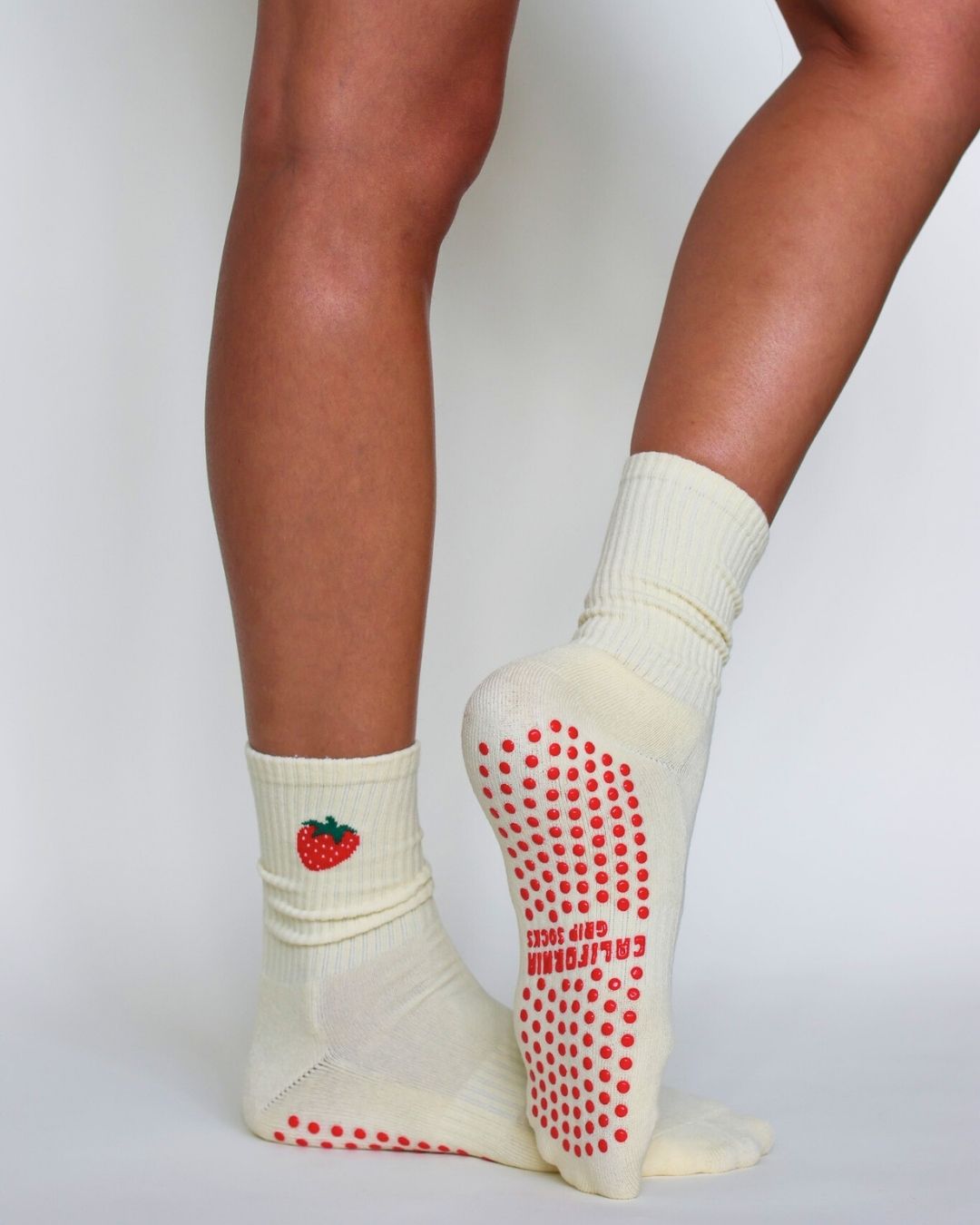 The Strawberry Grip Socks
